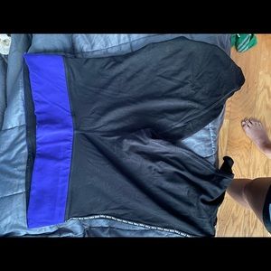 Pink yoga leggings crop